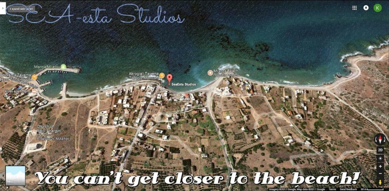 Sea-Esta Beach Studios Milatos Extérieur photo